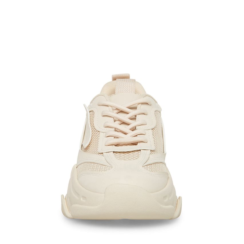 Beige Steve Madden Possession Women's Sneakers | PH 1342VFC